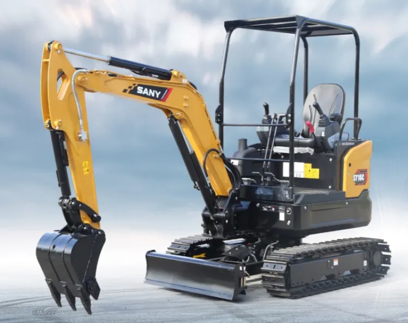 Interpretasi komprehensif dari SanySY16C Changxing Mini Excavator: Berat keseluruhan mesin 1910kg, kapasitas bucket 0,04m3 dan daya 15,4kW / 2400rpm